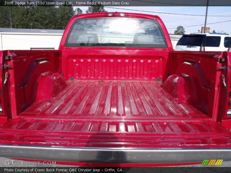 Flame Red / Medium Slate Gray 2006 Dodge Ram 3500 Sport Quad Cab