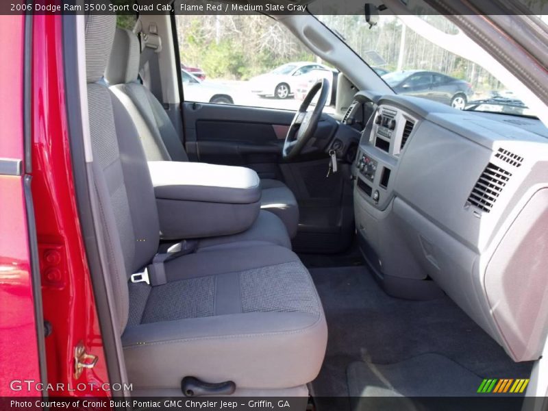 Flame Red / Medium Slate Gray 2006 Dodge Ram 3500 Sport Quad Cab