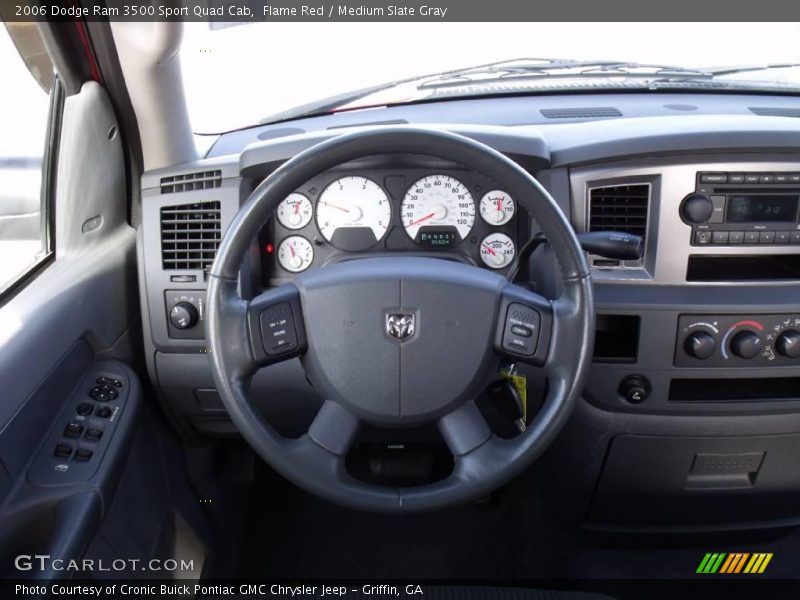 Flame Red / Medium Slate Gray 2006 Dodge Ram 3500 Sport Quad Cab