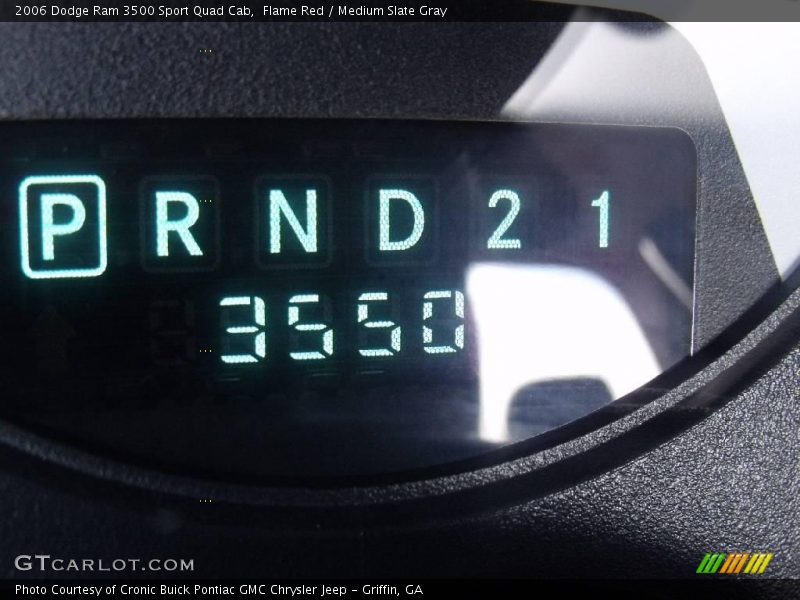 Flame Red / Medium Slate Gray 2006 Dodge Ram 3500 Sport Quad Cab