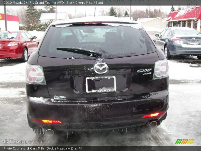 Black Cherry Mica / Sand 2010 Mazda CX-7 s Grand Touring AWD