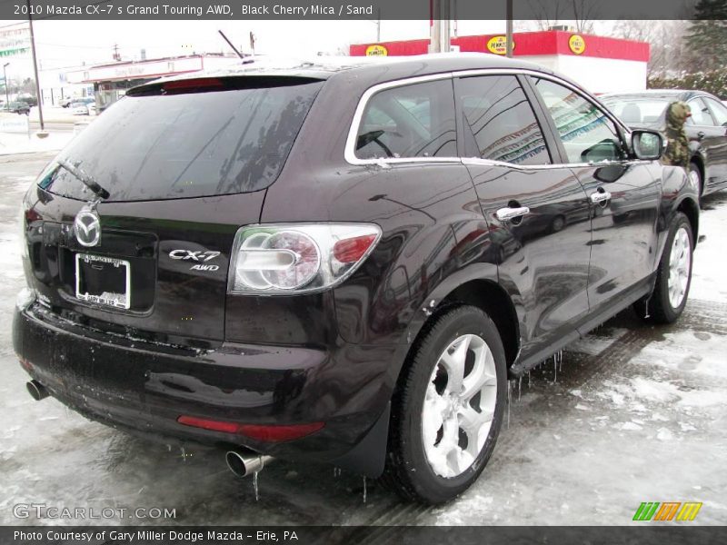 Black Cherry Mica / Sand 2010 Mazda CX-7 s Grand Touring AWD