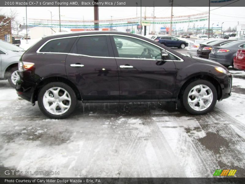 Black Cherry Mica / Sand 2010 Mazda CX-7 s Grand Touring AWD