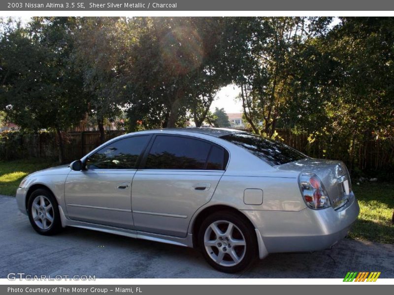 Sheer Silver Metallic / Charcoal 2003 Nissan Altima 3.5 SE