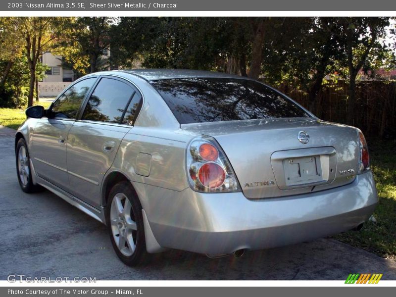 Sheer Silver Metallic / Charcoal 2003 Nissan Altima 3.5 SE
