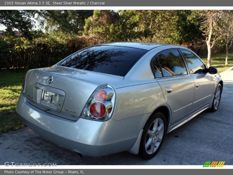Sheer Silver Metallic / Charcoal 2003 Nissan Altima 3.5 SE