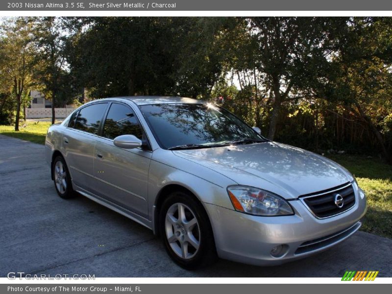 Sheer Silver Metallic / Charcoal 2003 Nissan Altima 3.5 SE