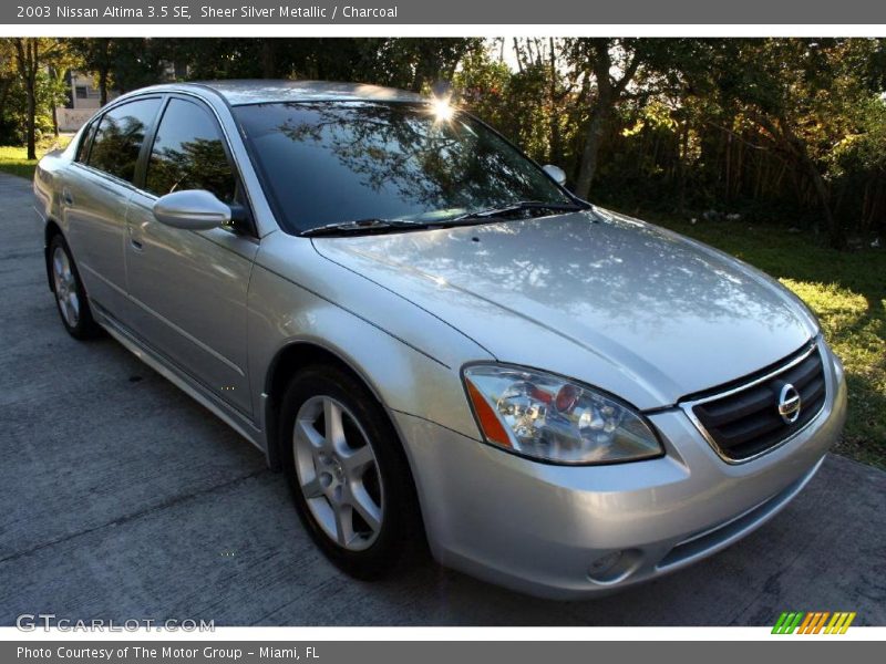 Sheer Silver Metallic / Charcoal 2003 Nissan Altima 3.5 SE