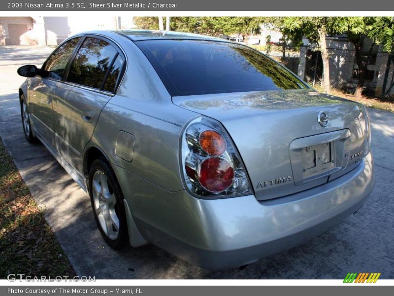 Sheer Silver Metallic / Charcoal 2003 Nissan Altima 3.5 SE