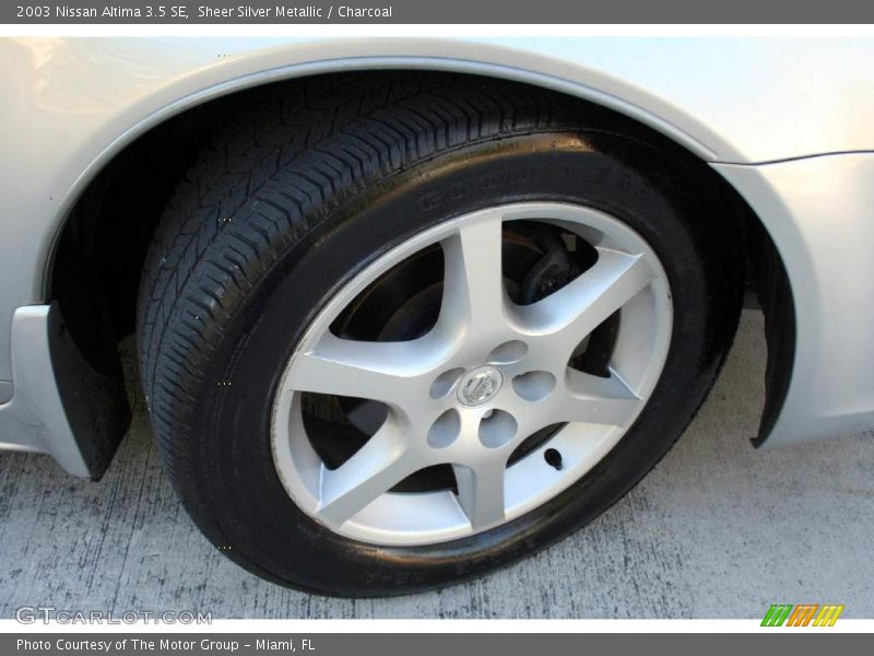 Sheer Silver Metallic / Charcoal 2003 Nissan Altima 3.5 SE