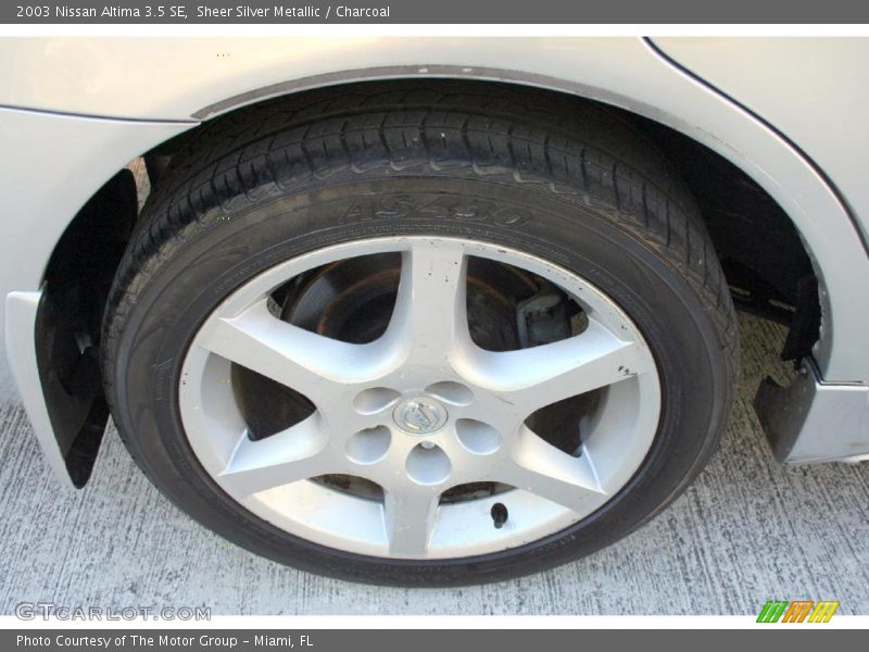 Sheer Silver Metallic / Charcoal 2003 Nissan Altima 3.5 SE