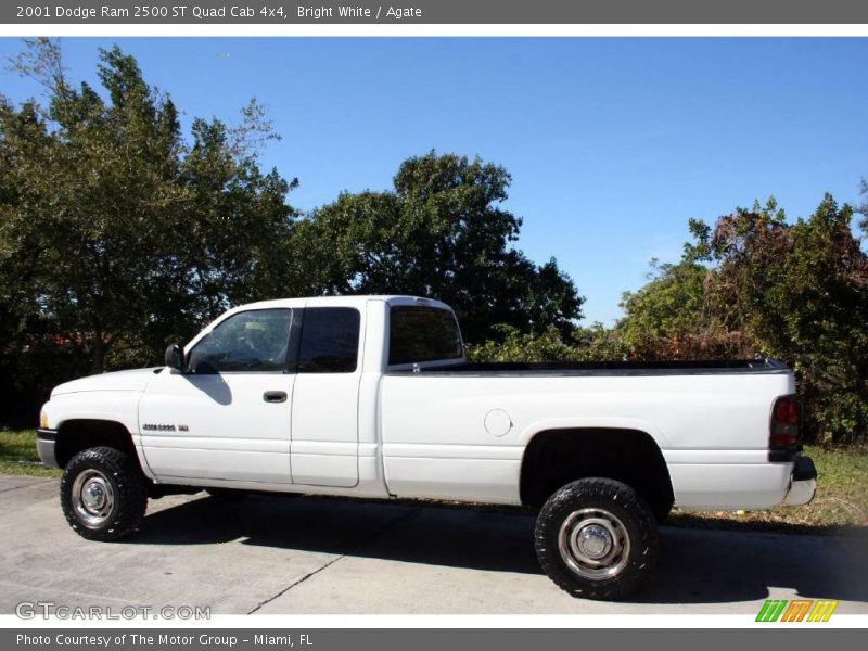 Bright White / Agate 2001 Dodge Ram 2500 ST Quad Cab 4x4