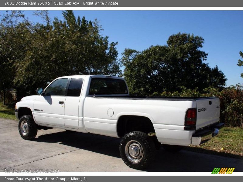 Bright White / Agate 2001 Dodge Ram 2500 ST Quad Cab 4x4