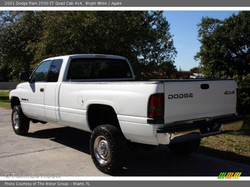 Bright White / Agate 2001 Dodge Ram 2500 ST Quad Cab 4x4