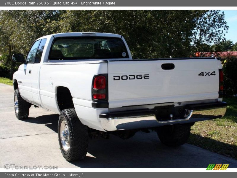 Bright White / Agate 2001 Dodge Ram 2500 ST Quad Cab 4x4