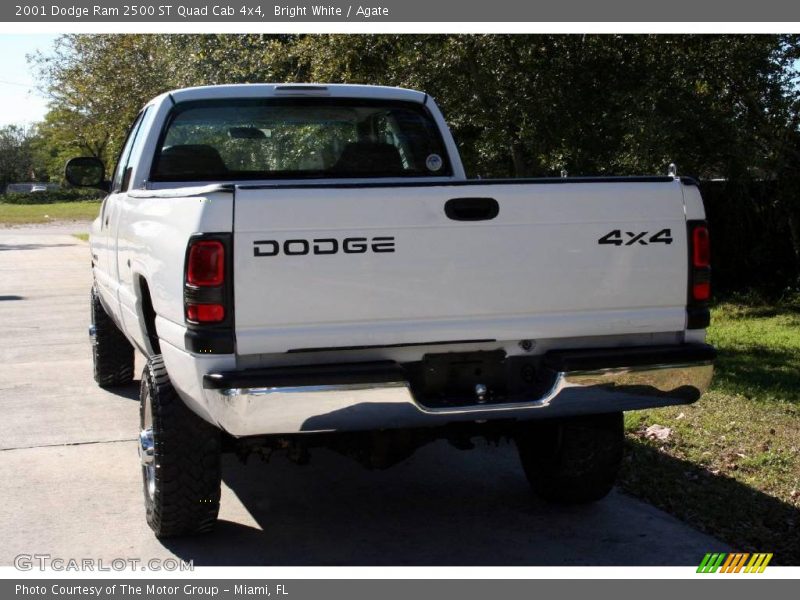 Bright White / Agate 2001 Dodge Ram 2500 ST Quad Cab 4x4