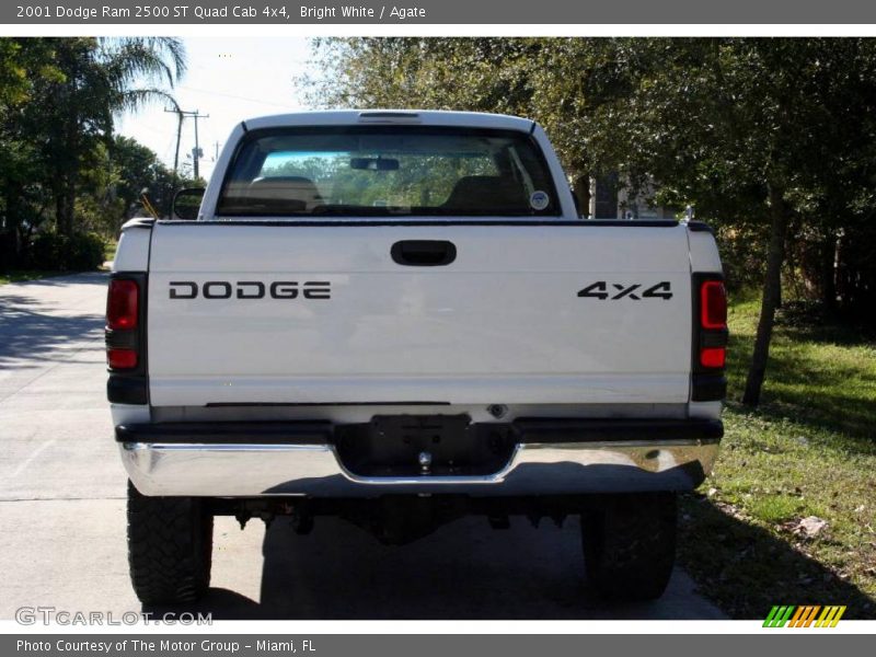 Bright White / Agate 2001 Dodge Ram 2500 ST Quad Cab 4x4