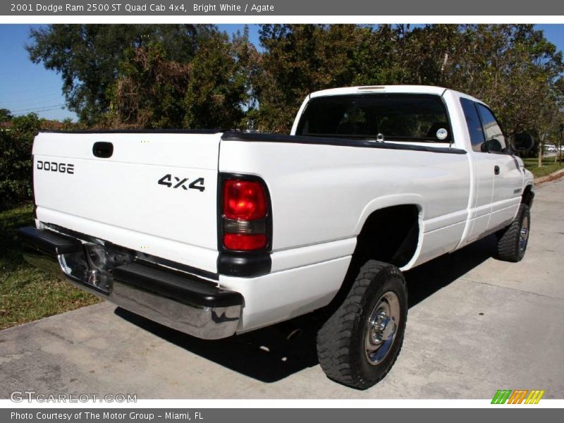 Bright White / Agate 2001 Dodge Ram 2500 ST Quad Cab 4x4