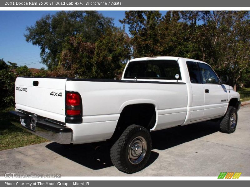 Bright White / Agate 2001 Dodge Ram 2500 ST Quad Cab 4x4