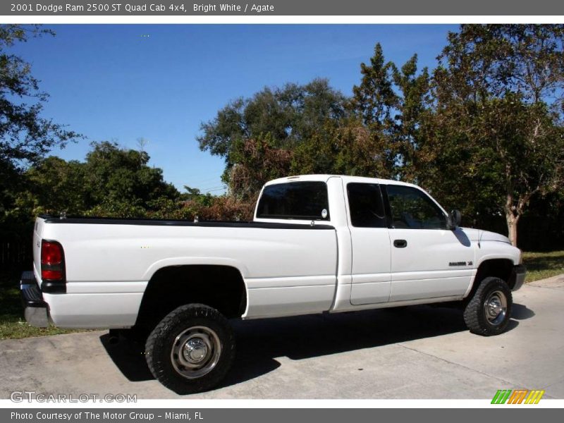 Bright White / Agate 2001 Dodge Ram 2500 ST Quad Cab 4x4