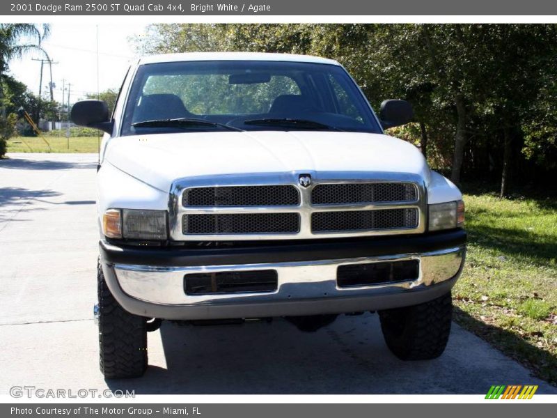 Bright White / Agate 2001 Dodge Ram 2500 ST Quad Cab 4x4