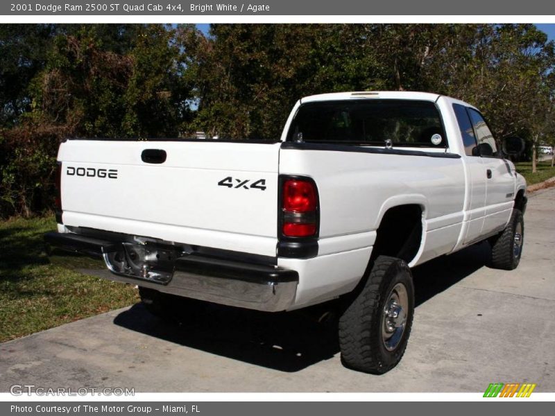Bright White / Agate 2001 Dodge Ram 2500 ST Quad Cab 4x4