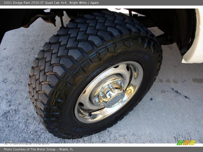 Bright White / Agate 2001 Dodge Ram 2500 ST Quad Cab 4x4