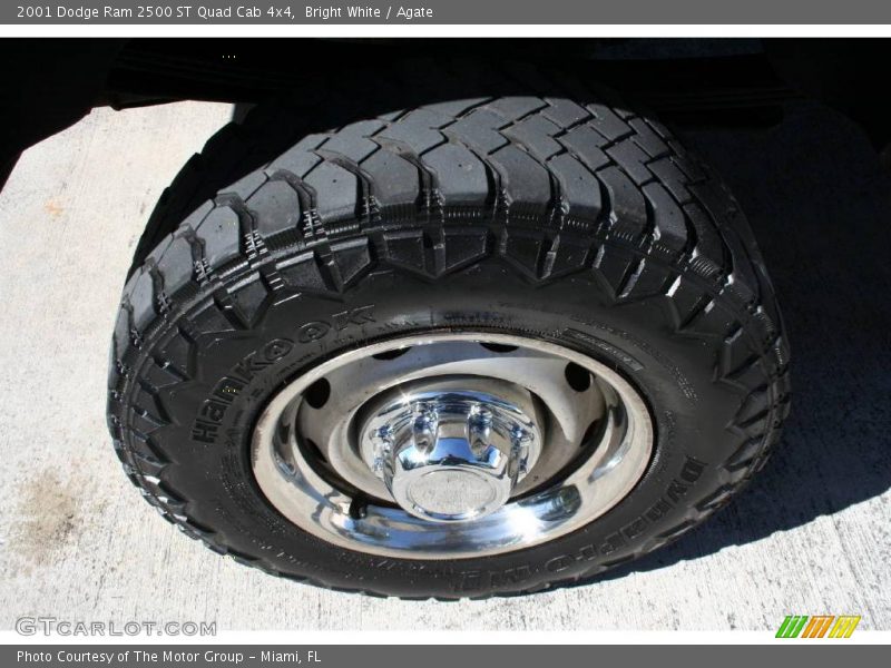 Bright White / Agate 2001 Dodge Ram 2500 ST Quad Cab 4x4