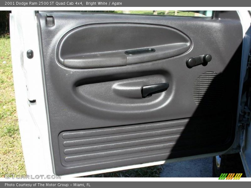 Bright White / Agate 2001 Dodge Ram 2500 ST Quad Cab 4x4