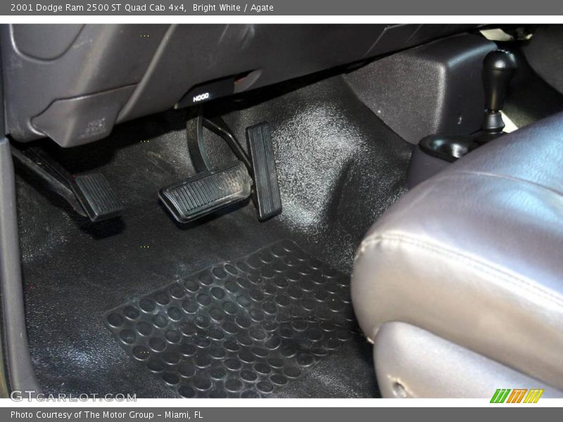 Bright White / Agate 2001 Dodge Ram 2500 ST Quad Cab 4x4