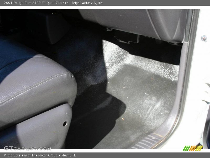 Bright White / Agate 2001 Dodge Ram 2500 ST Quad Cab 4x4