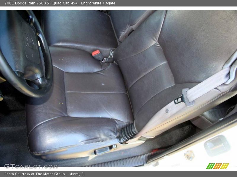 Bright White / Agate 2001 Dodge Ram 2500 ST Quad Cab 4x4
