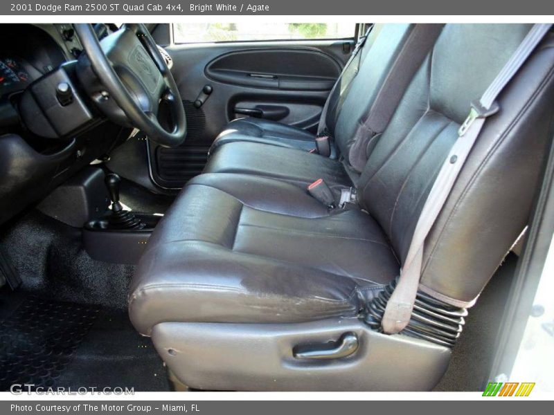 Bright White / Agate 2001 Dodge Ram 2500 ST Quad Cab 4x4