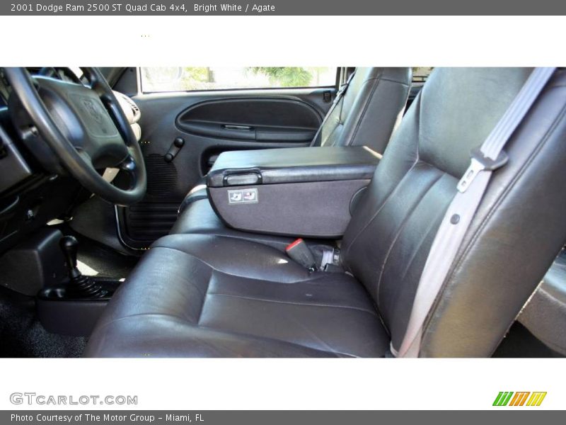 Bright White / Agate 2001 Dodge Ram 2500 ST Quad Cab 4x4