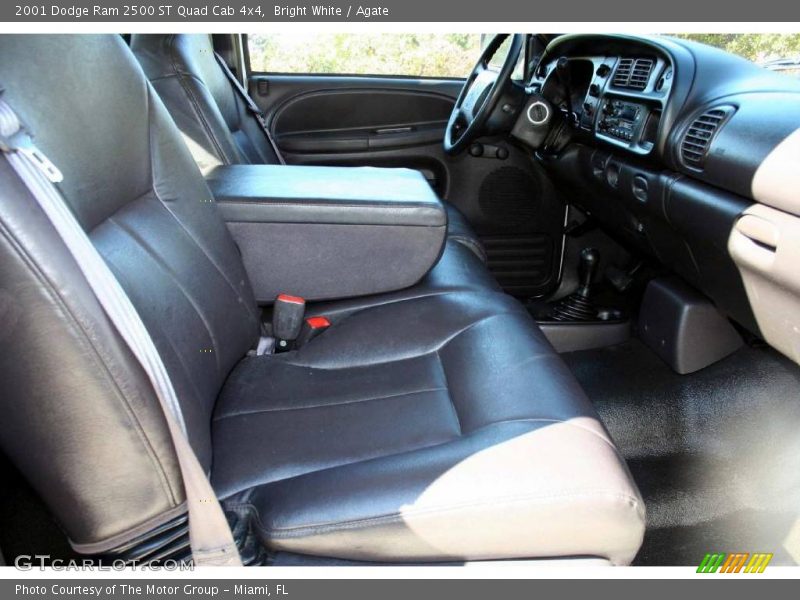 Bright White / Agate 2001 Dodge Ram 2500 ST Quad Cab 4x4