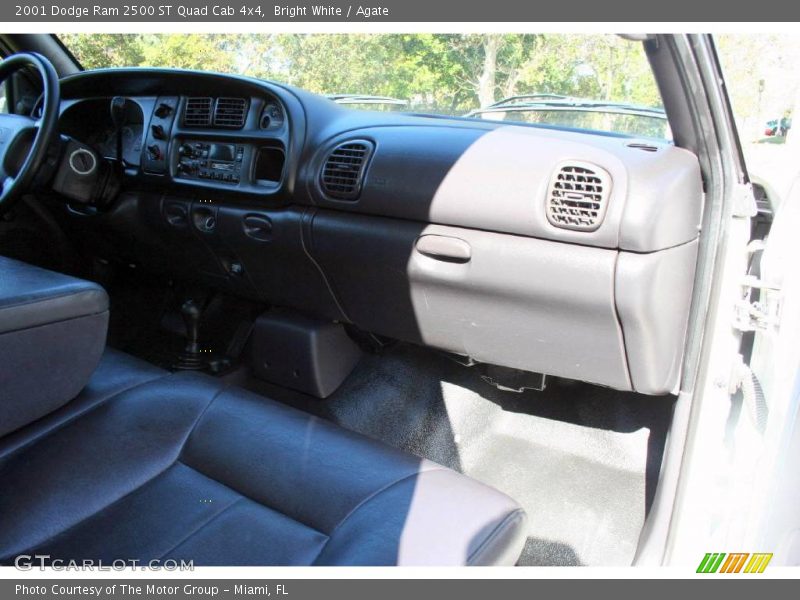 Bright White / Agate 2001 Dodge Ram 2500 ST Quad Cab 4x4