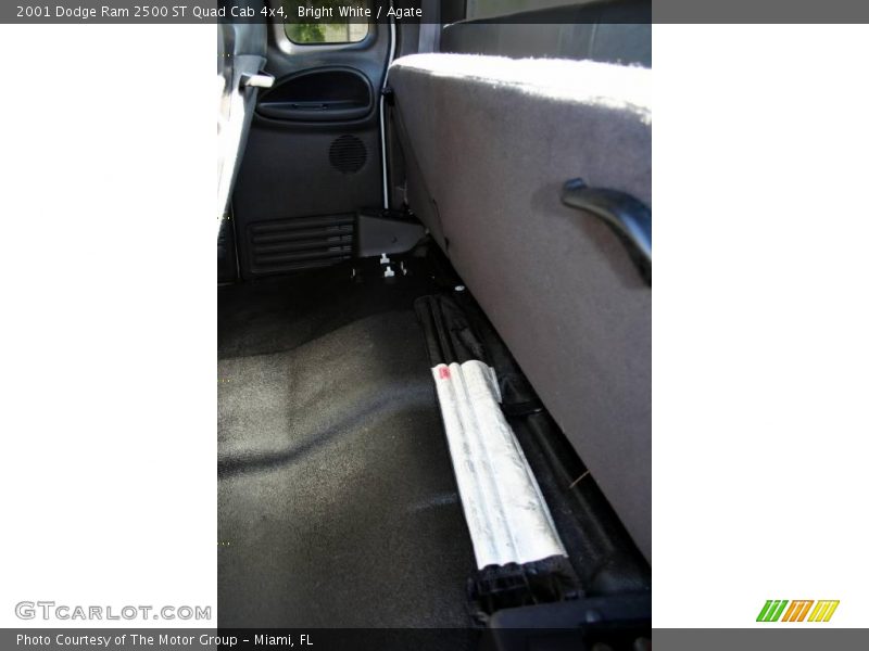 Bright White / Agate 2001 Dodge Ram 2500 ST Quad Cab 4x4