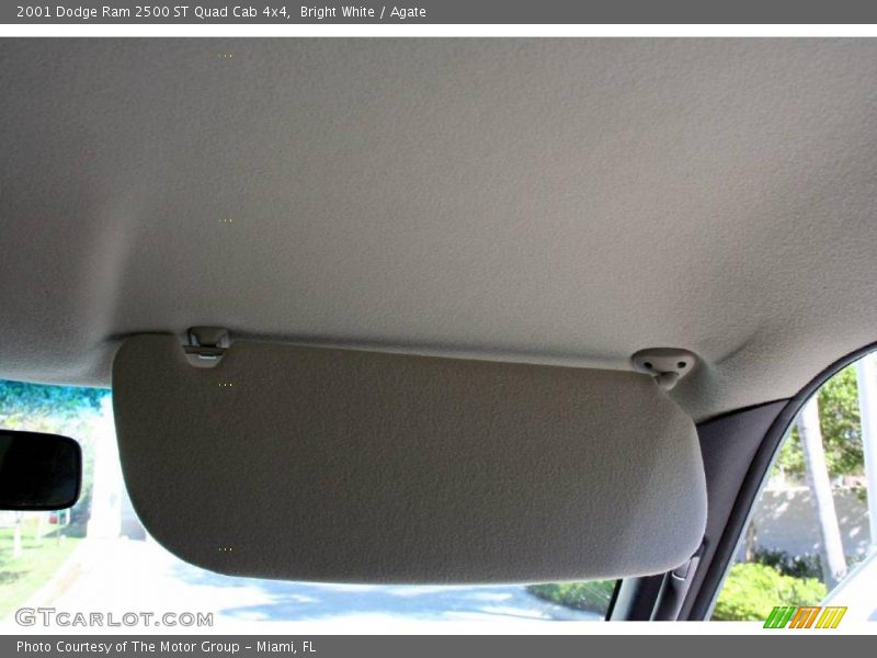 Bright White / Agate 2001 Dodge Ram 2500 ST Quad Cab 4x4