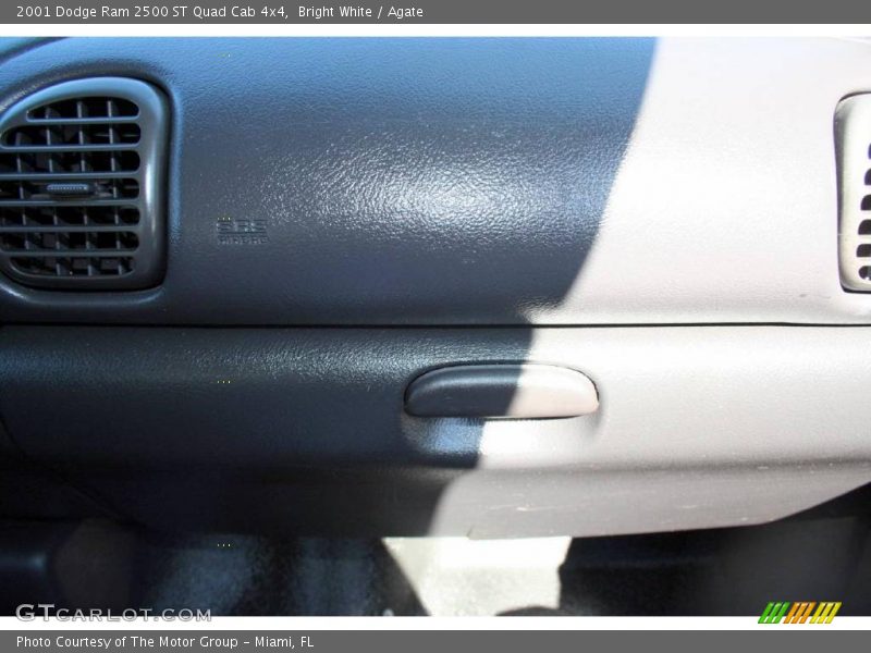 Bright White / Agate 2001 Dodge Ram 2500 ST Quad Cab 4x4