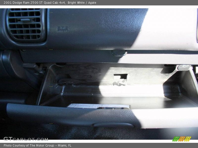 Bright White / Agate 2001 Dodge Ram 2500 ST Quad Cab 4x4