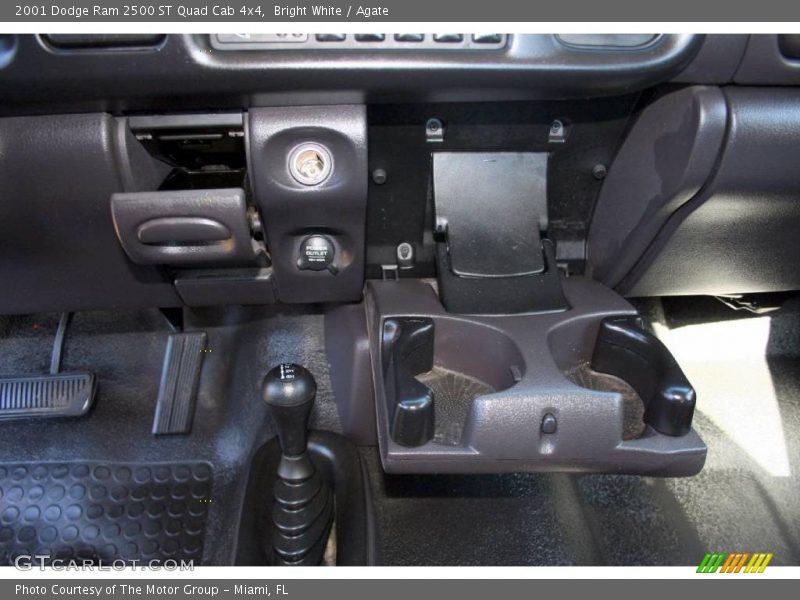 Bright White / Agate 2001 Dodge Ram 2500 ST Quad Cab 4x4