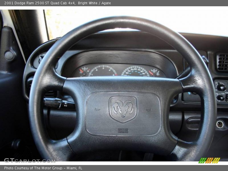 Bright White / Agate 2001 Dodge Ram 2500 ST Quad Cab 4x4