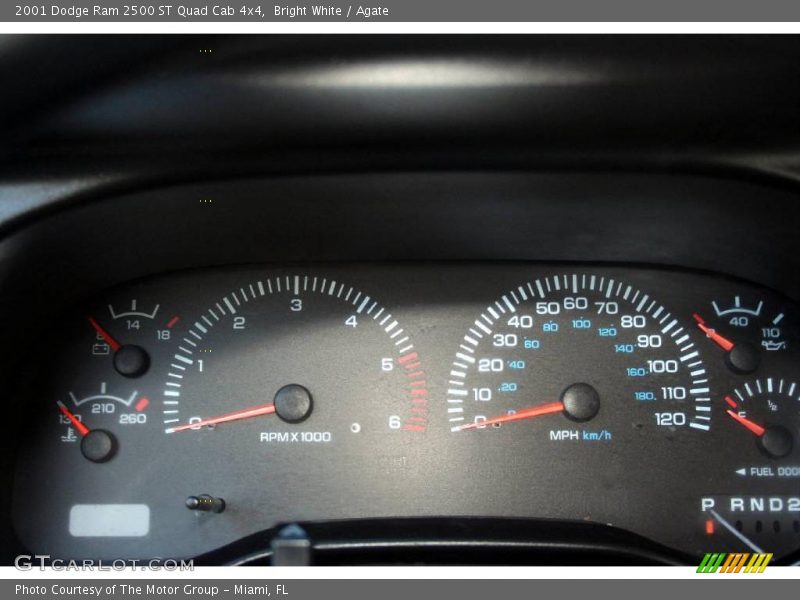 Bright White / Agate 2001 Dodge Ram 2500 ST Quad Cab 4x4
