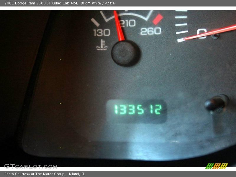 Bright White / Agate 2001 Dodge Ram 2500 ST Quad Cab 4x4