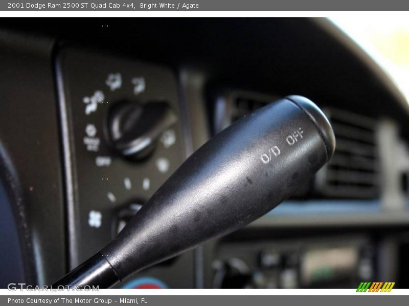 Bright White / Agate 2001 Dodge Ram 2500 ST Quad Cab 4x4