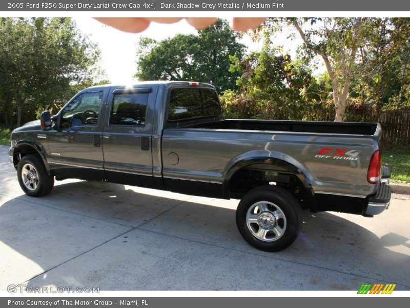 Dark Shadow Grey Metallic / Medium Flint 2005 Ford F350 Super Duty Lariat Crew Cab 4x4
