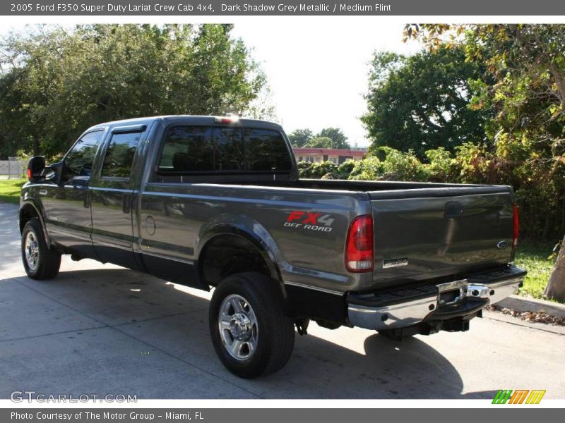 Dark Shadow Grey Metallic / Medium Flint 2005 Ford F350 Super Duty Lariat Crew Cab 4x4
