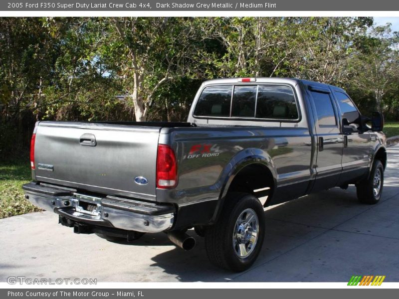 Dark Shadow Grey Metallic / Medium Flint 2005 Ford F350 Super Duty Lariat Crew Cab 4x4