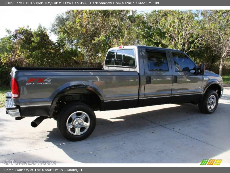 Dark Shadow Grey Metallic / Medium Flint 2005 Ford F350 Super Duty Lariat Crew Cab 4x4