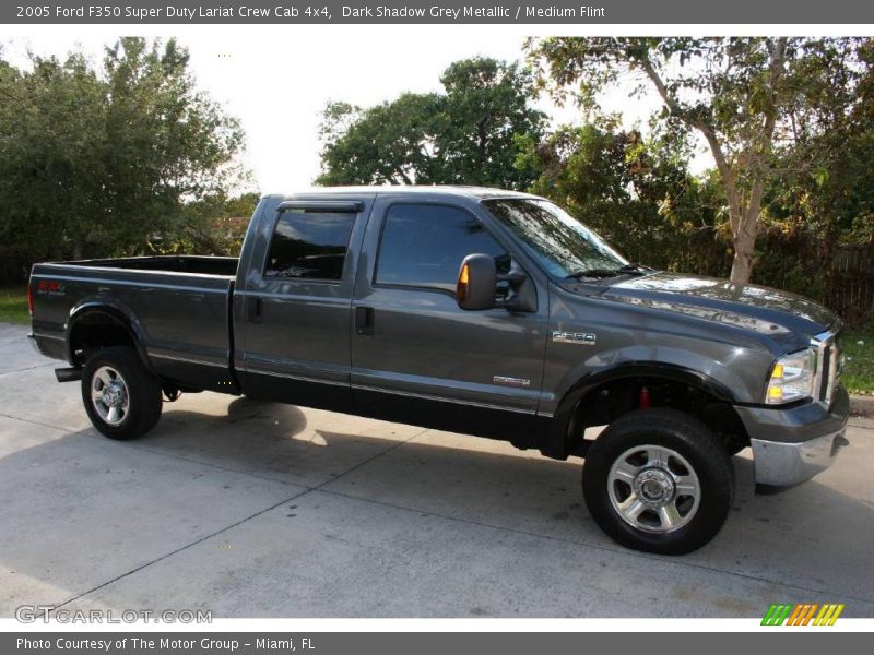 Dark Shadow Grey Metallic / Medium Flint 2005 Ford F350 Super Duty Lariat Crew Cab 4x4
